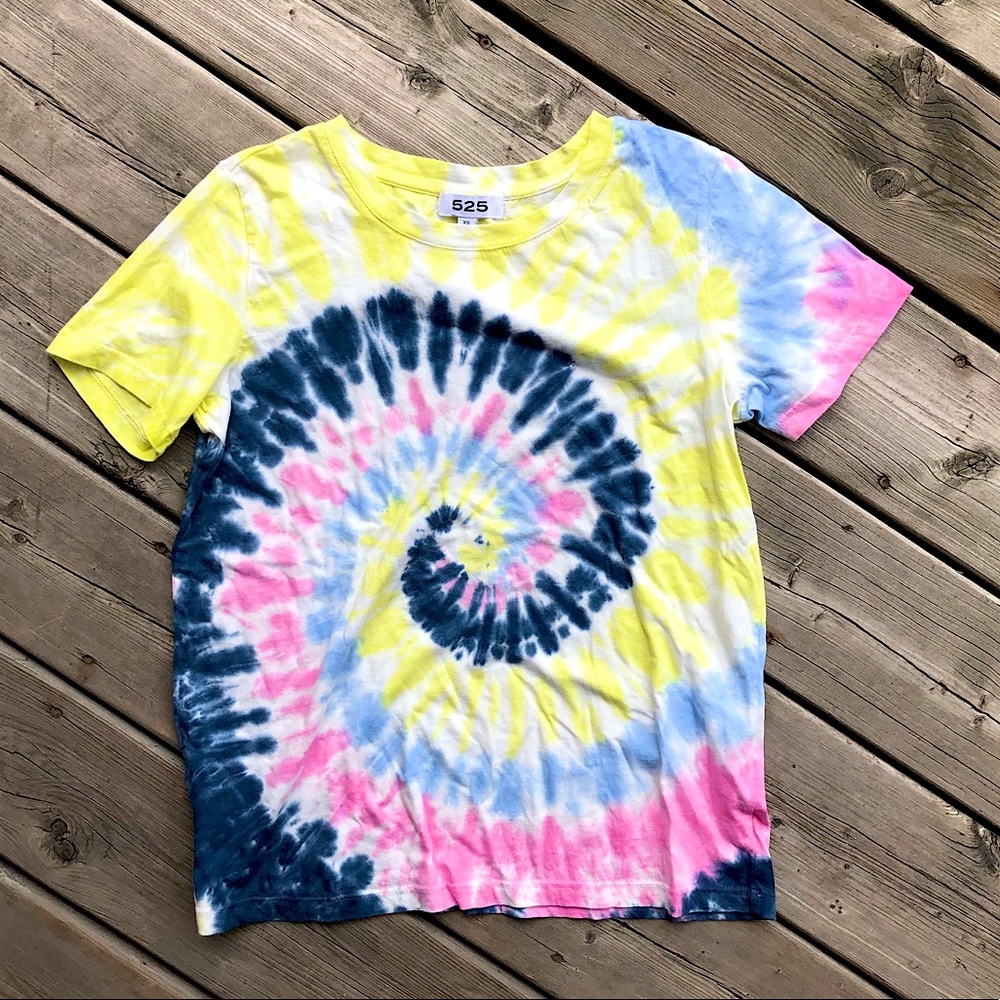 Tye Dye crew neck 100% cotton t-shirt xs